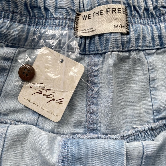 Free People We The Free Roselle Denim Mini Skirt - Picture 3 of 8